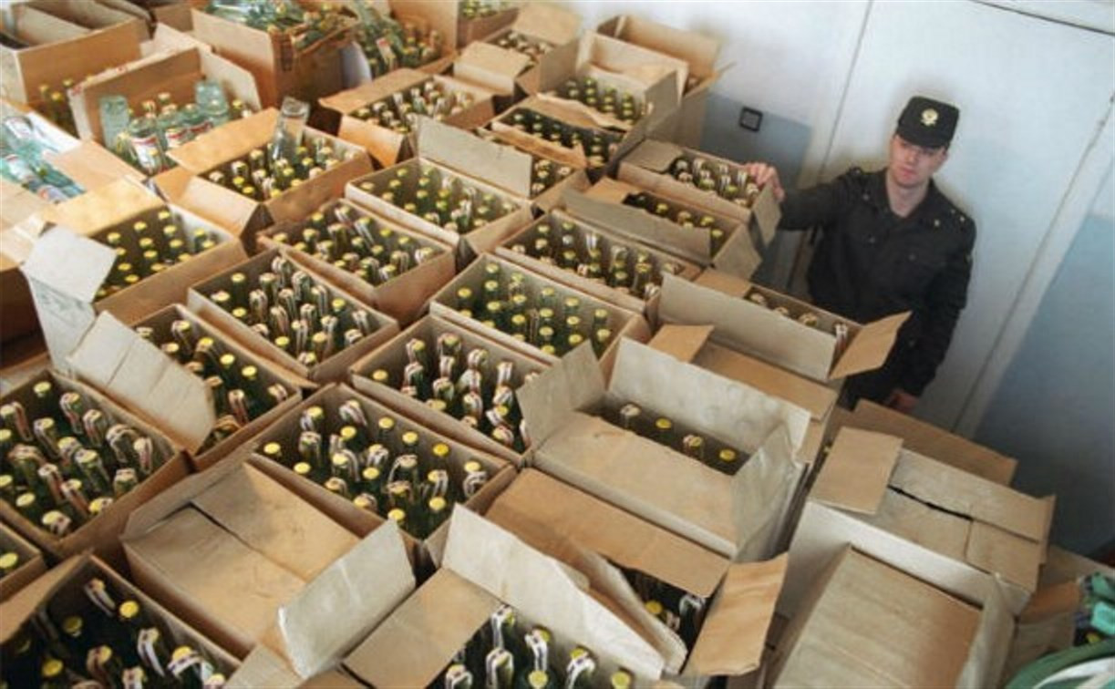 С начала года в Тульской области изъяли свыше 1500 литров алкоголя
