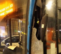 В центре Тулы хулиган разбил боковое стекло троллейбуса