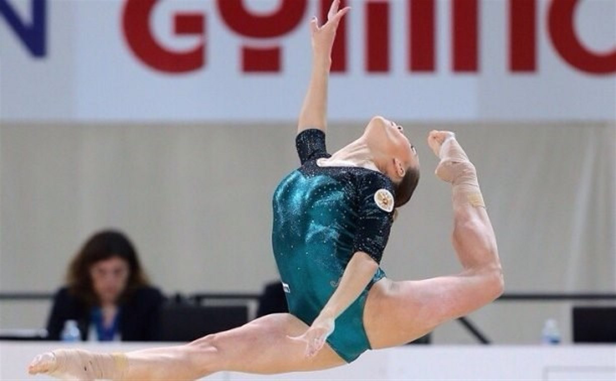 Тульская гимнастка Ксения Афанасьева завоевала золото Чемпионата Европы