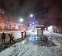 За ночь с тульских улиц вывезли 1885 кубометров снега