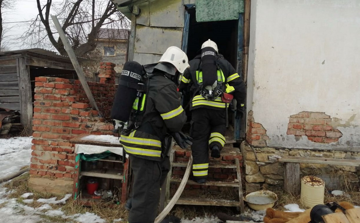 Во время пожара в Дубне погиб мужчина