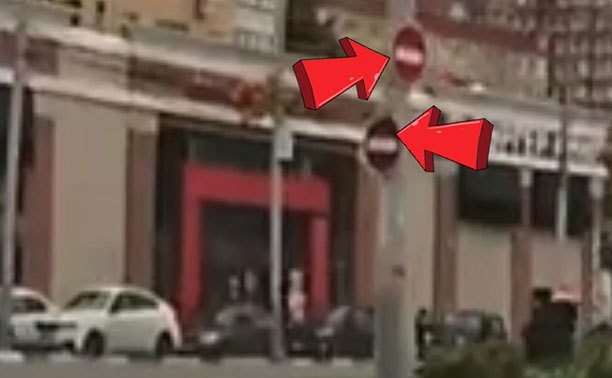 На пр. Ленина опять заметили поворот «под кирпич»