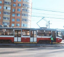 В Басово трамвай сошел с рельсов
