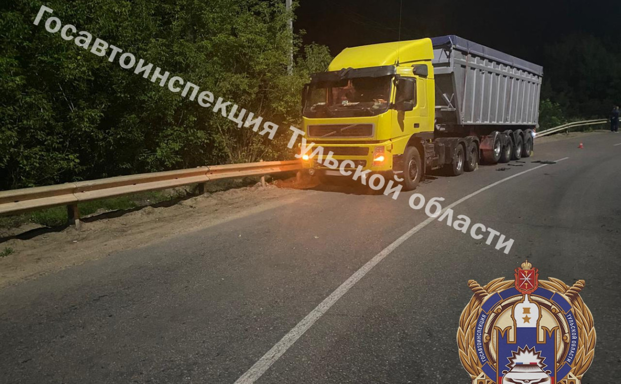 В Ефремове мотоциклист разбился в ДТП с фурой 