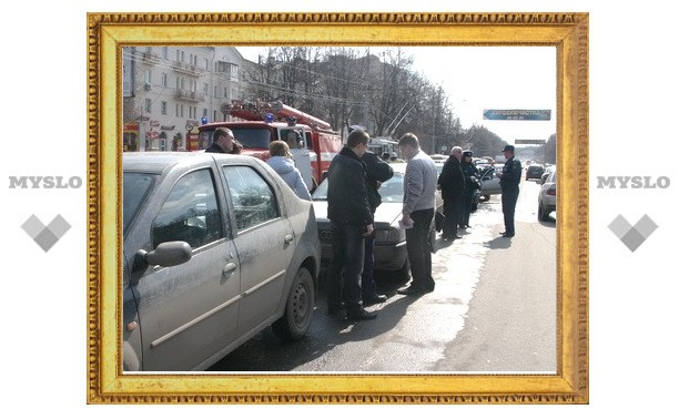 В столкновении 6 машин виноват водитель Daewoo