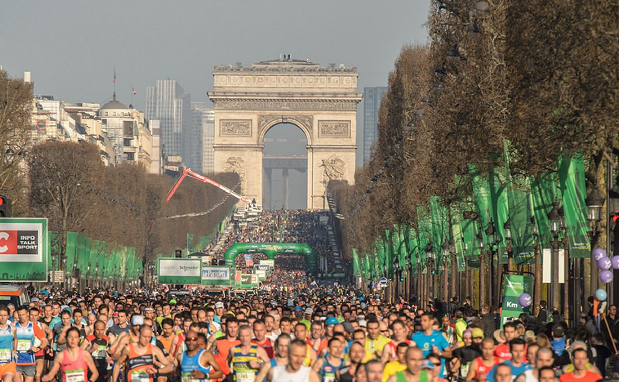 Туляки принимают участие в легкоатлетическом марафоне в Париже