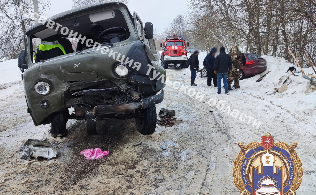 В Алексине водитель УАЗа скончался после ДТП с Audi 