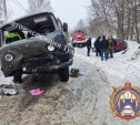 В Алексине водитель УАЗа скончался после ДТП с Audi 