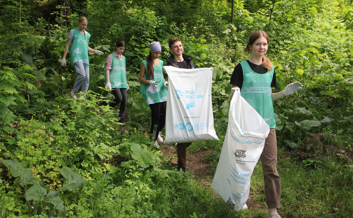 Волонтеры освободили от мусора Рогожинский парк в Туле