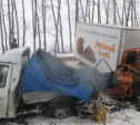 В Новомосковском районе хлебный фургон врезался в «Газель»