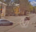 На ул. Мира Suzuki сбил тулячку на пешеходном переходе: появился момент ДТП