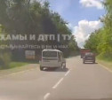 В Щекино водитель выскочил в лоб автобусу с детьми