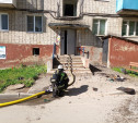 Щекинские огнеборцы потушили пожар в пятиэтажном жилом доме