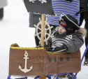 Пиратский корабль, военная техника и настоящая русская печь: в Туле прошел фестиваль наряженных саней 