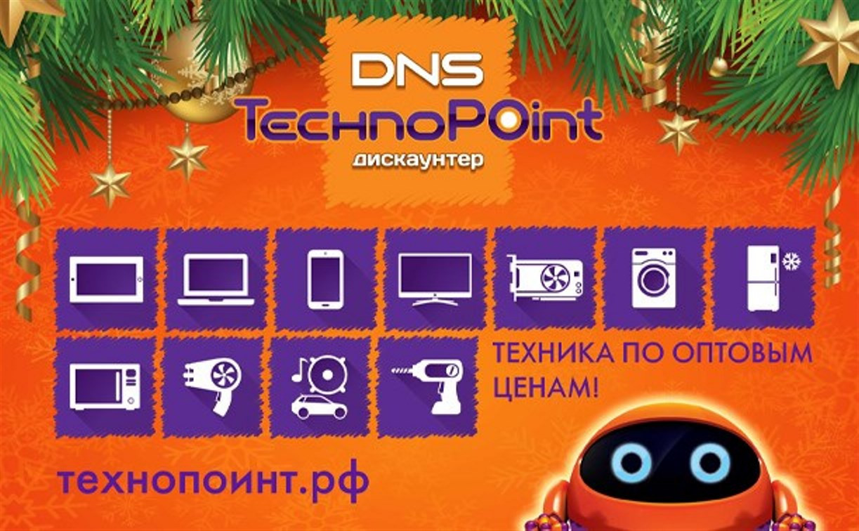 DNS TechnoPoint поздравляет туляков с наступающим Новым годом
