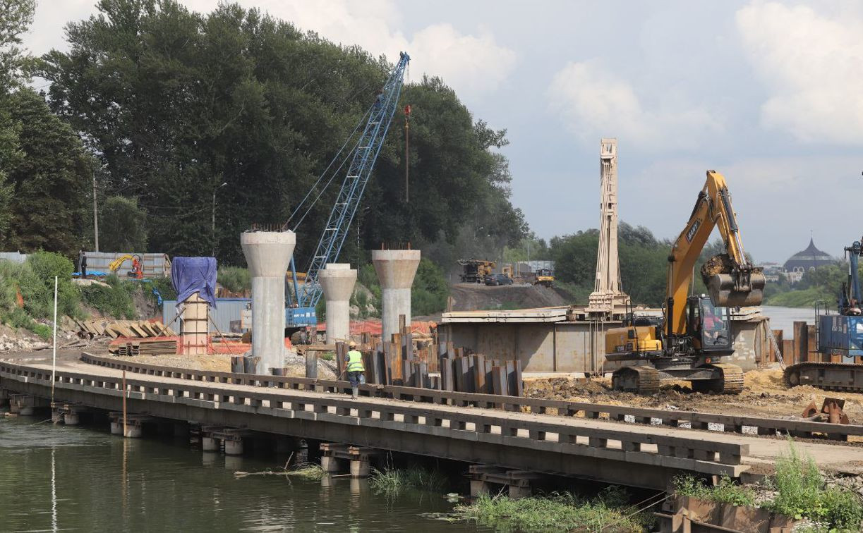 Новый мост через Упу откроют в Туле ко Дню города в 2024 году