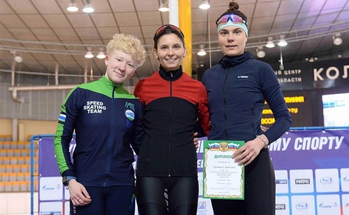Тулячка завоевала бронзу в финале Кубка России по конькобежному спорту