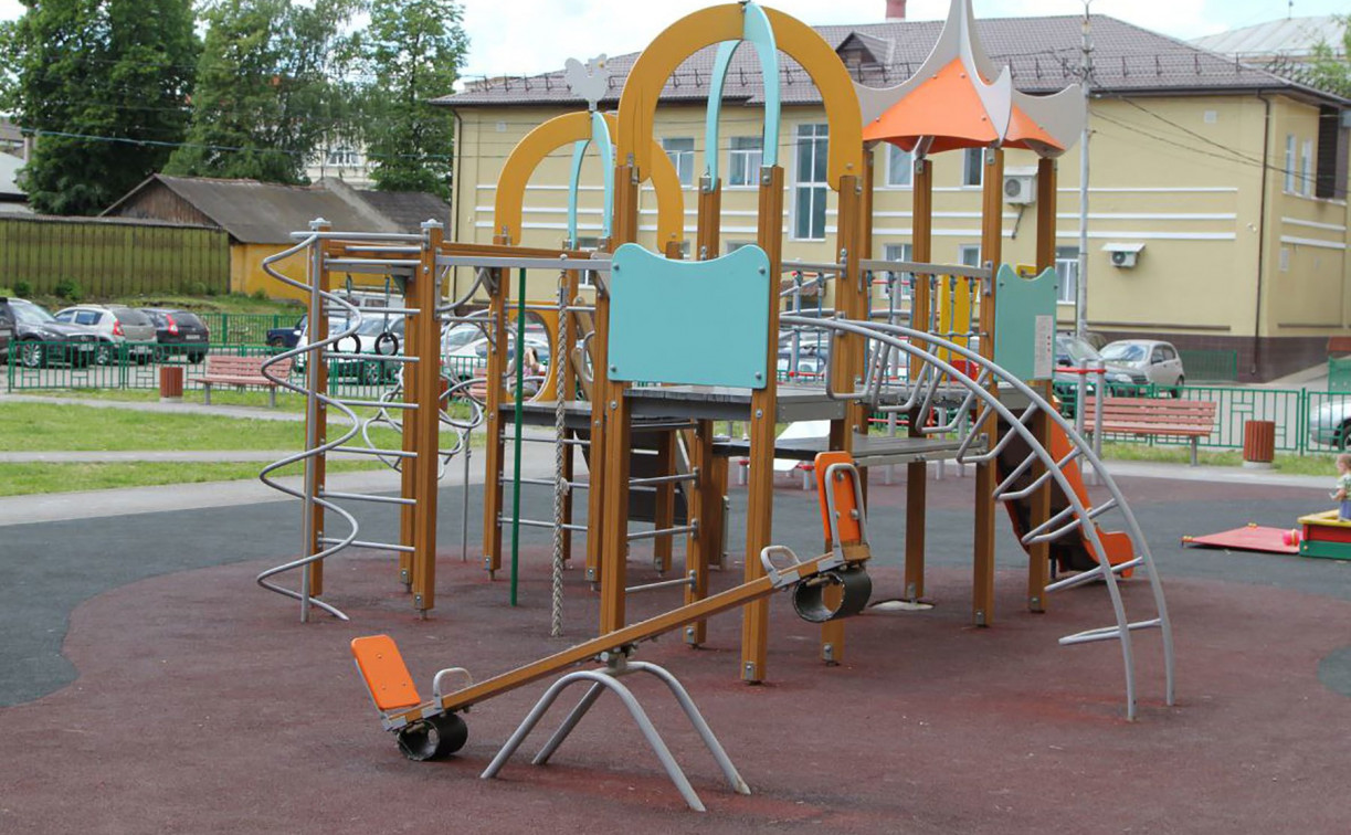 Во всех районах Тульской области появятся новые детские площадки