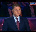 Владимир Груздев принял участие в передаче «Воскресный вечер» на канале «Россия 1»