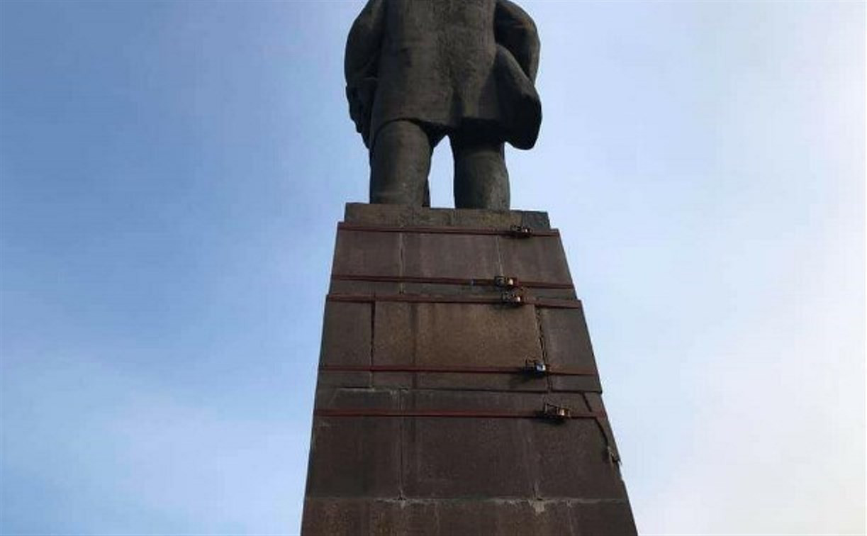 В Туле памятник Ленину планируют отремонтировать к августу