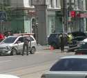 В центре Тулы столкнулись два авто