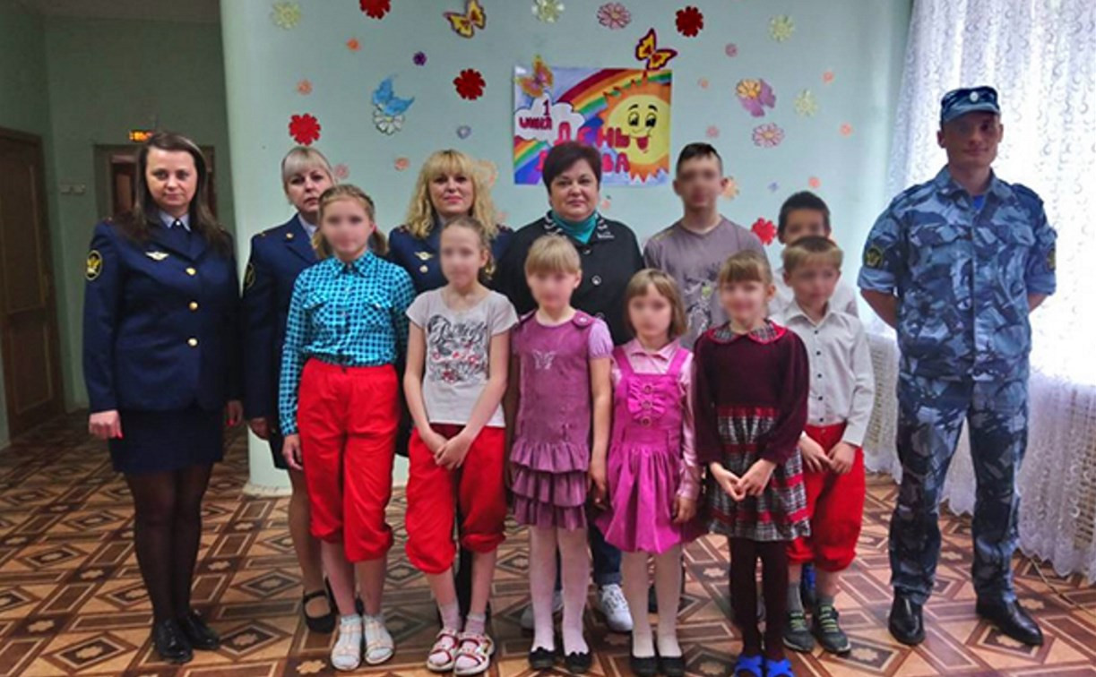 Сотрудники тульского УФСИН посетили детский реабилитационный центр