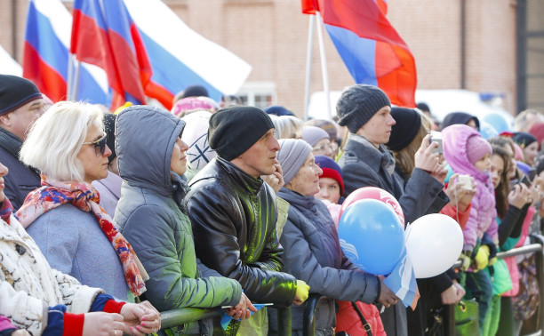 На концерт в честь воссоединения Крыма с Россией пришли 6,5 тысяч туляков