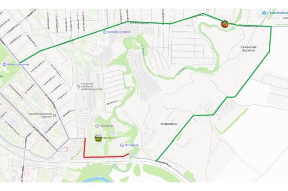 В Туле возле стадиона «Металлург» ограничат движение транспорта
