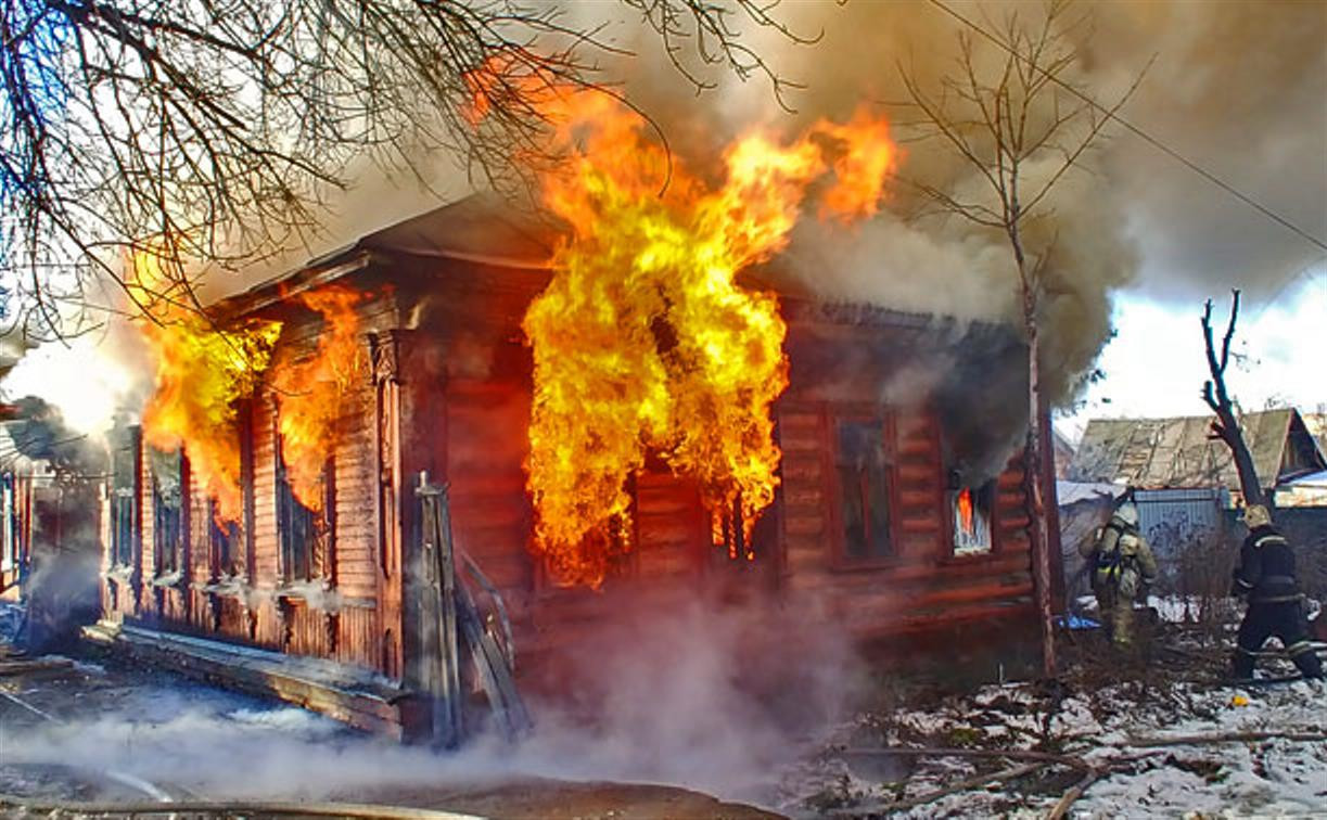 В Тульской области снизилось количество пожаров