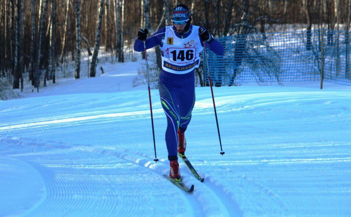 Сотрудник Росгвардии по Тульской области завоевал серебро на чемпионате Москвы по лыжным гонкам