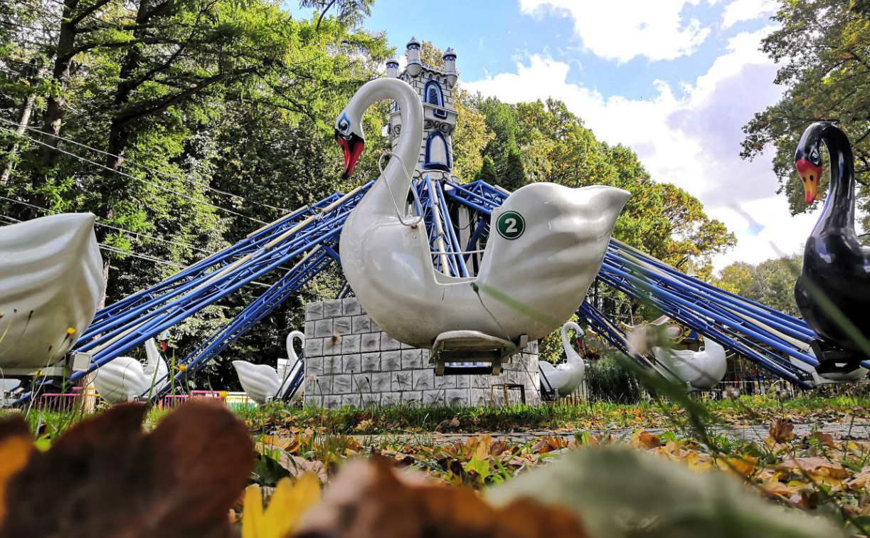 В тульских парках завершился сезон работы детских аттракционов 