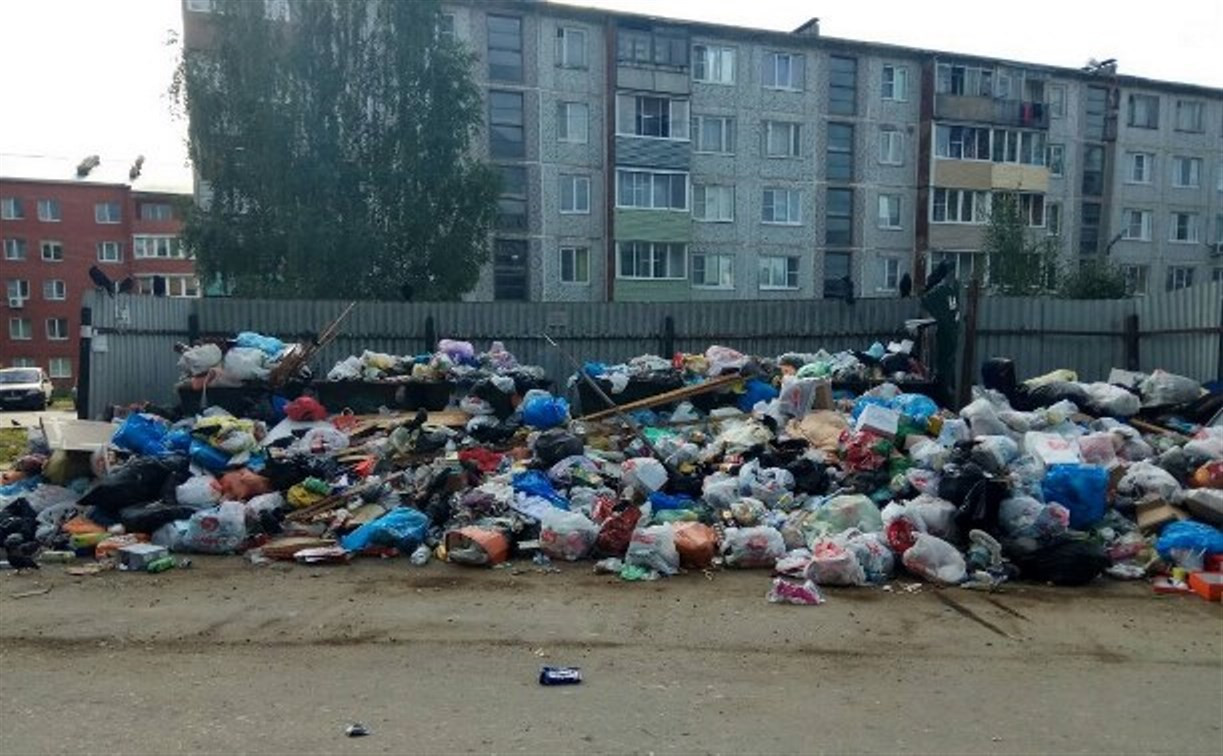 Почему в Щёкино перестали вывозить мусор