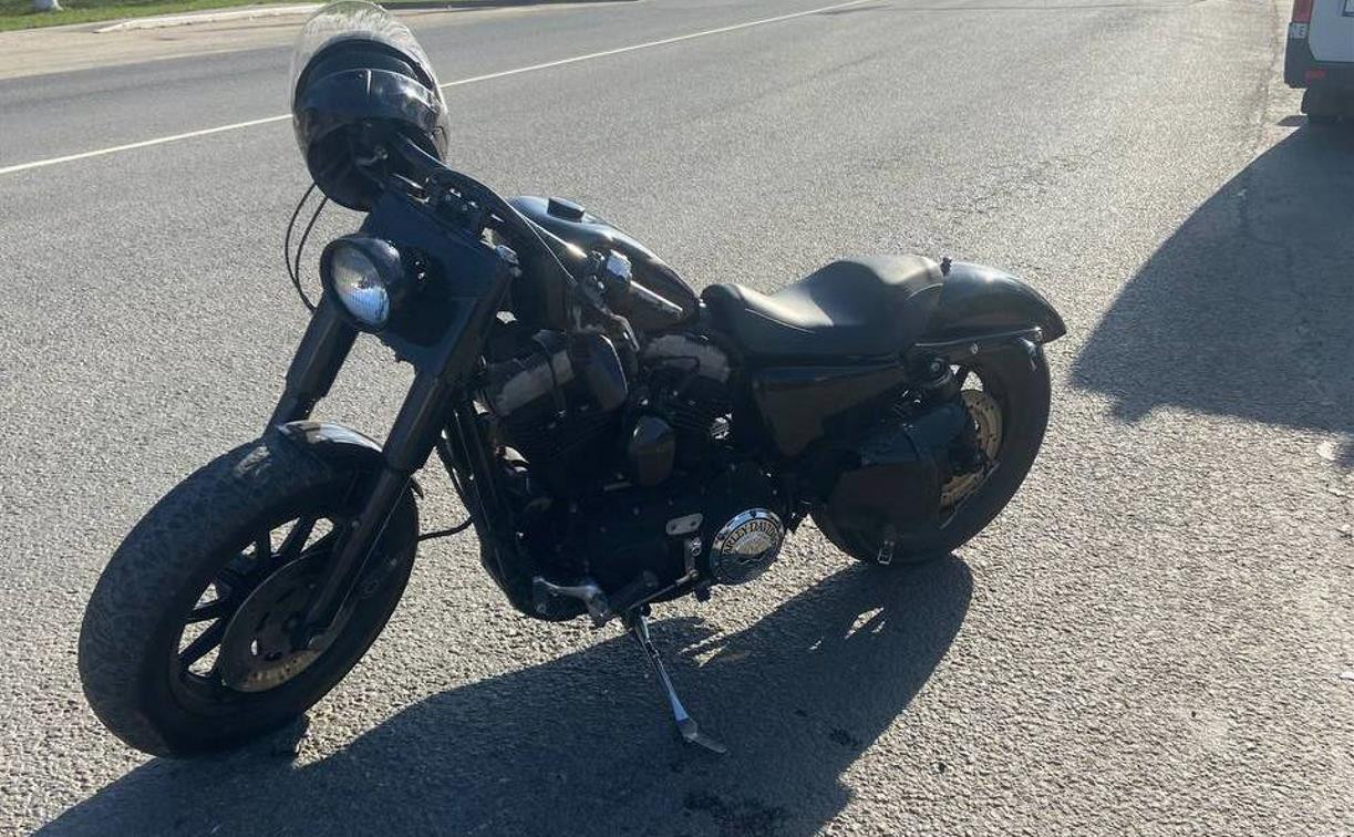 В ДТП на Одоевском шоссе пострадал мотоциклист