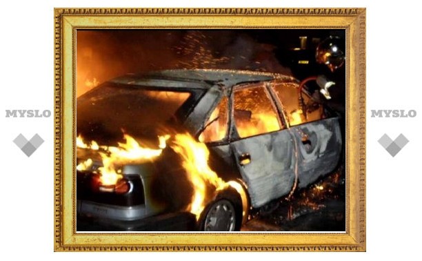 В области огонь уничтожает автомобили
