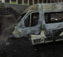 Названа предварительная причина возгорания микроавтобуса на ул. Макаренко в Туле