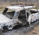 В Заокском районе сгорела отечественная легковушка с московскими номерами