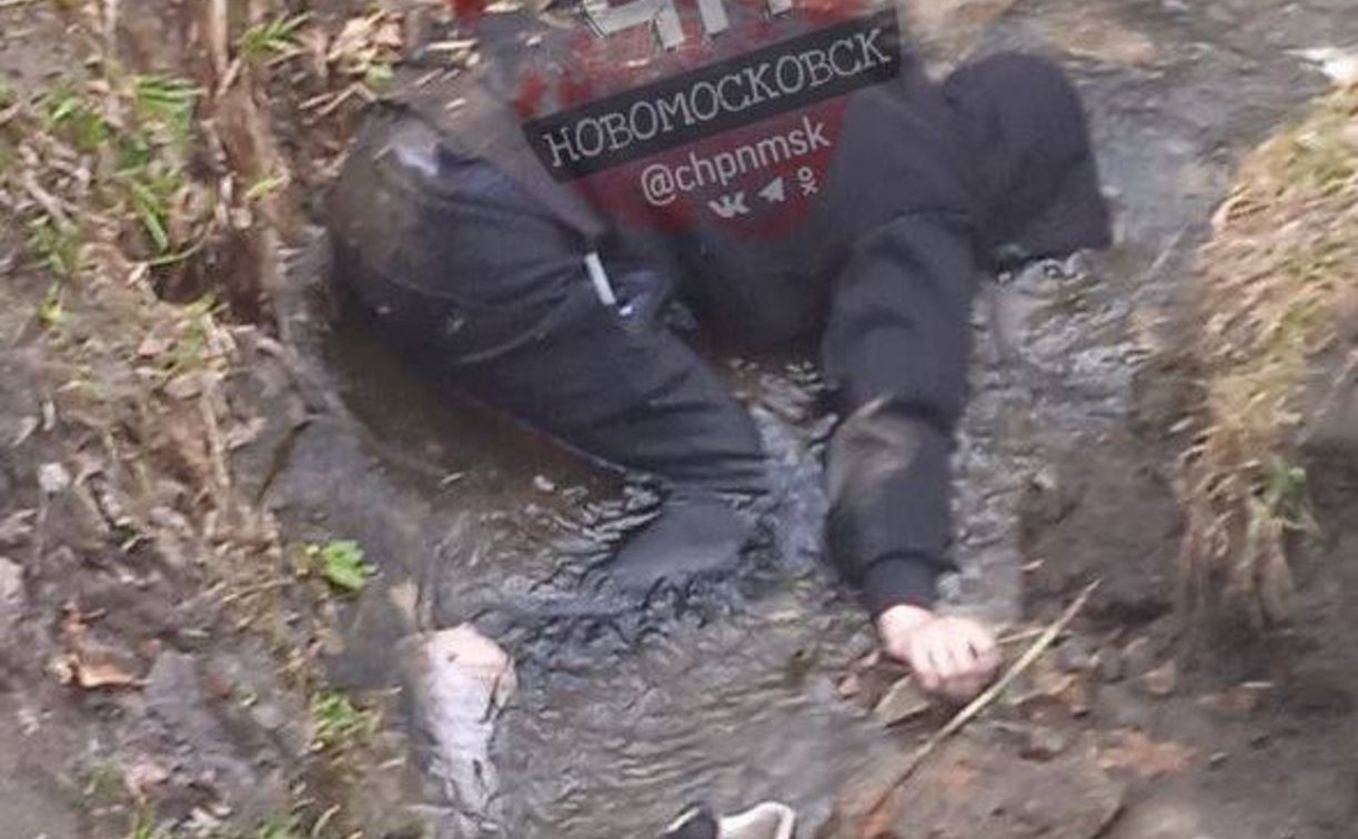 В Новомосковске в ручье возле детского парка нашли труп