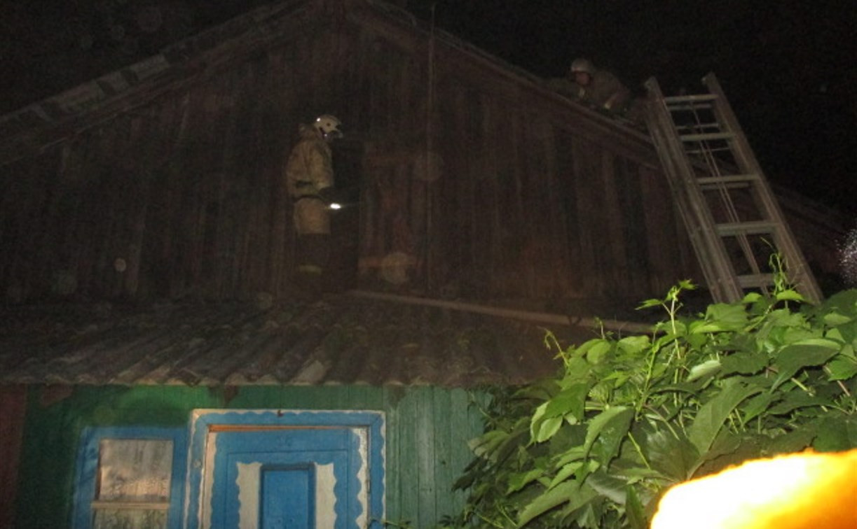 За ночь в Тульской области на пожарах погибли три человека