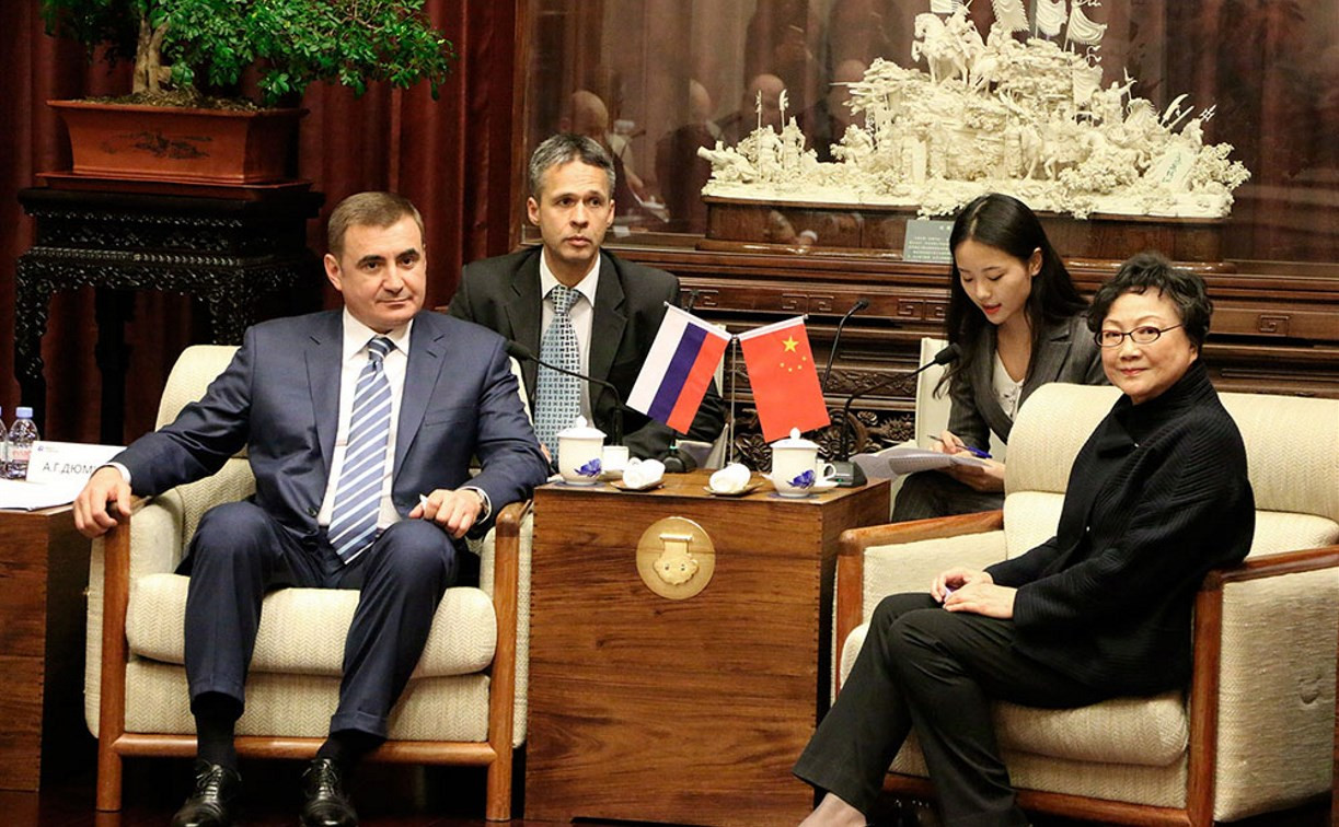 Алексей Дюмин рассказал китайцам об инвестиционном потенциале Тульской области