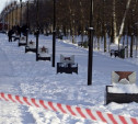 Монументы на аллее Победителей в Белоусовском парке повредили пьяные студенты