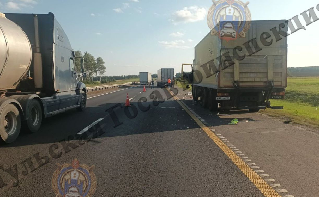 В Тульской области водителя грузовика задавило собственным автомобилем 