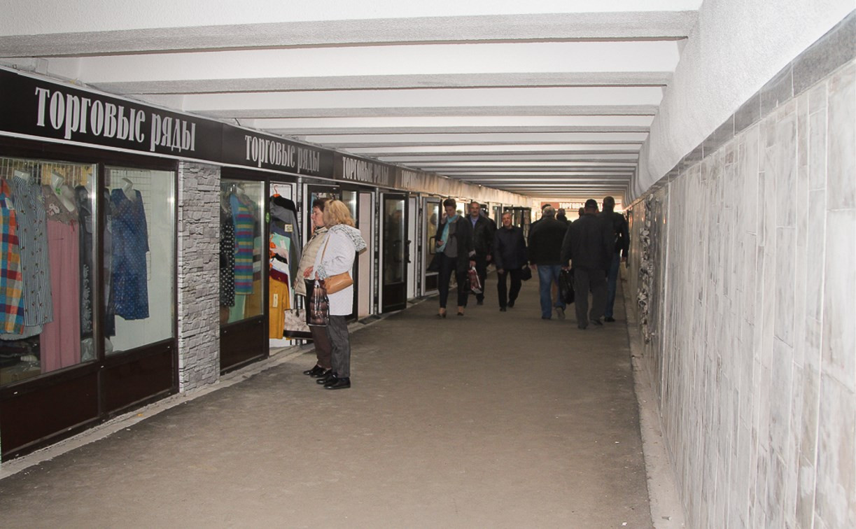 В Туле на улице Мосина ремонтируют подземный переход 