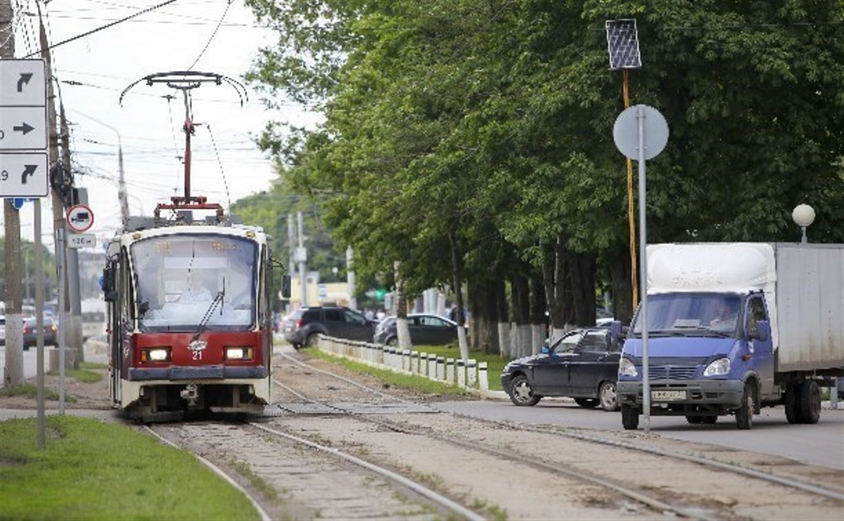 На улице Кирова в Туле ограничат движение трамваев