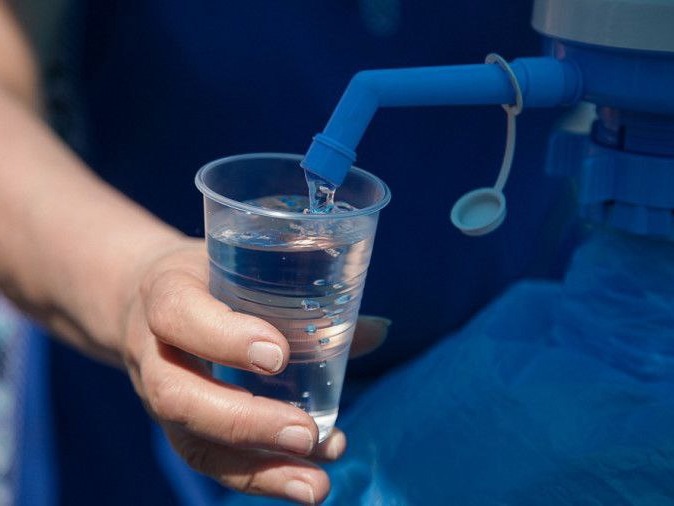 Из-за жары в Туле начали раздавать воду 