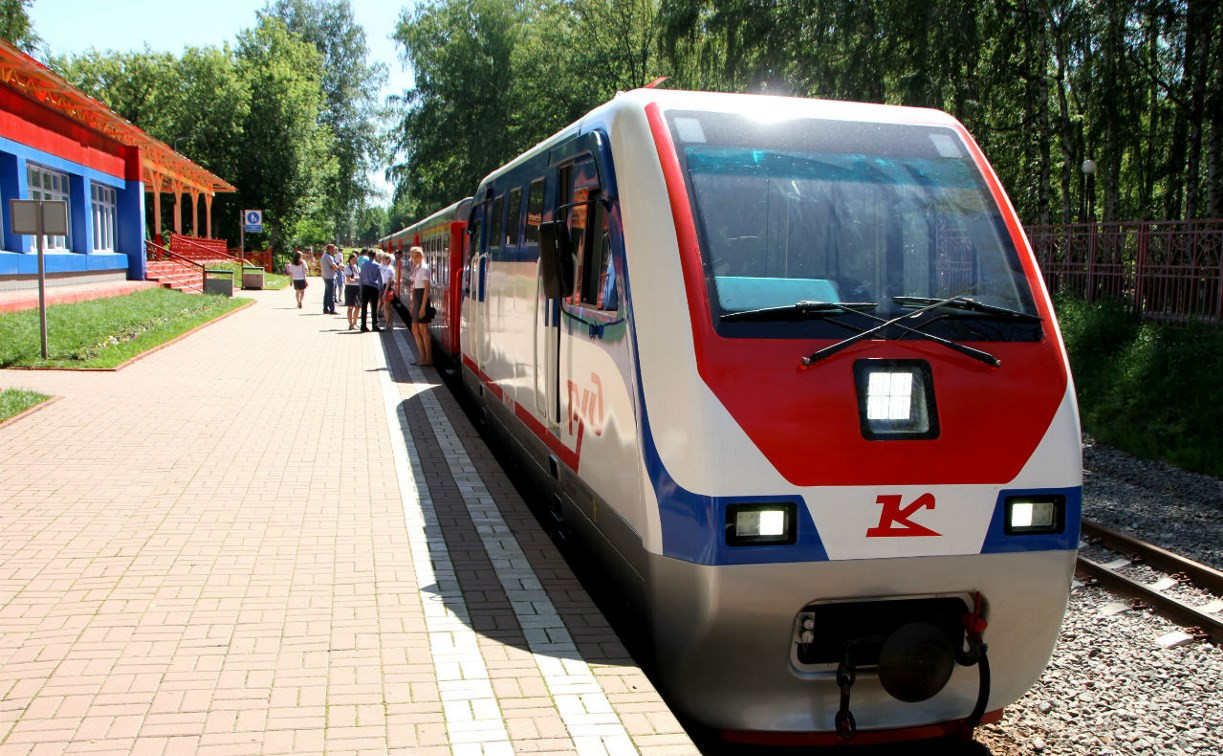 В Туле открылся первый детский железнодорожный маршрут