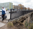 Путепровод на проспекте Ленина в Туле находится в ужасном состоянии
