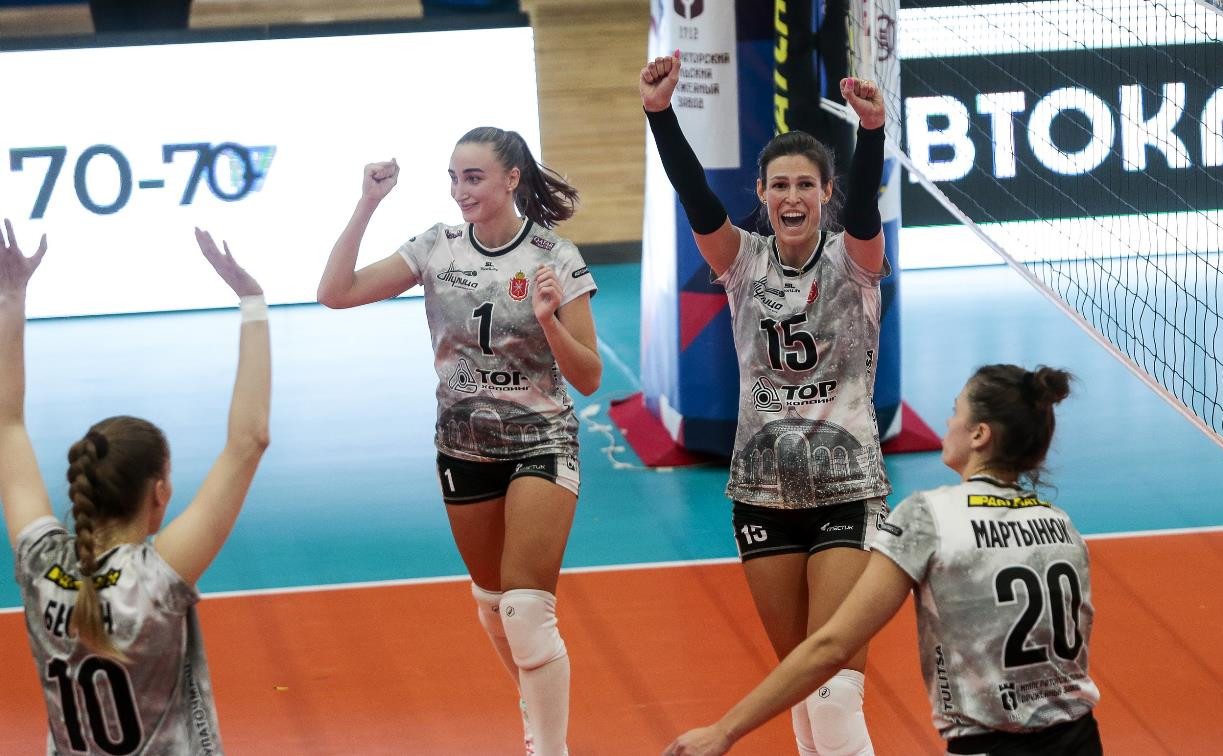 Волейбольная «Тулица» обыграла клуб «Спарта» в полуфинале Кубка России