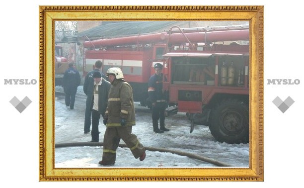 В Туле сгорел частный дом