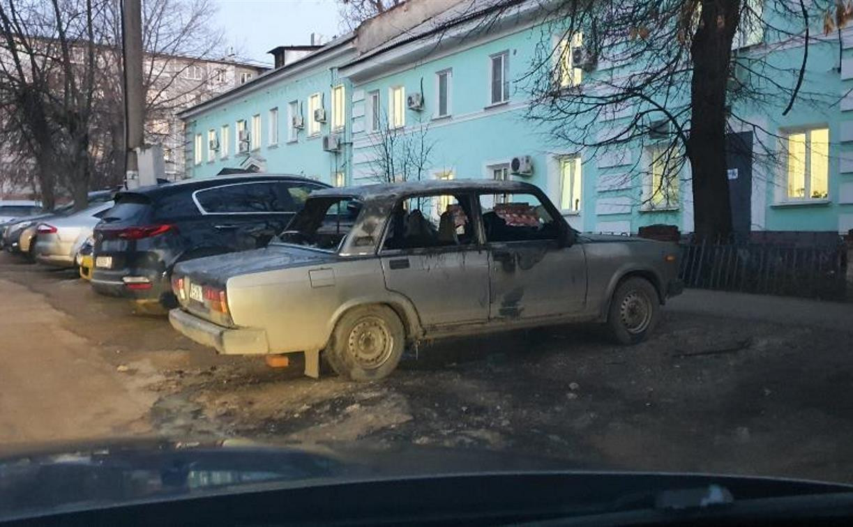 Полицейские поймали туляка, спалившего чужой автомобиль