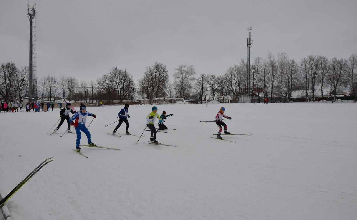 В Ясногорске прошли лыжные соревнования